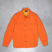 RRL Mountaineer Quilted Shirt Outdoor Orange