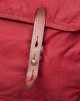 RRL Falcon Backpack Oil Cloth Red - Brown