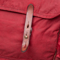 RRL Falcon Backpack Oil Cloth Red - Brown