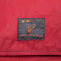 RRL Falcon Backpack Oil Cloth Red - Brown