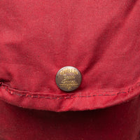 RRL Falcon Backpack Oil Cloth Red - Brown