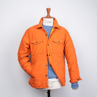 RRL Mountaineer Quilted Shirt Outdoor Orange