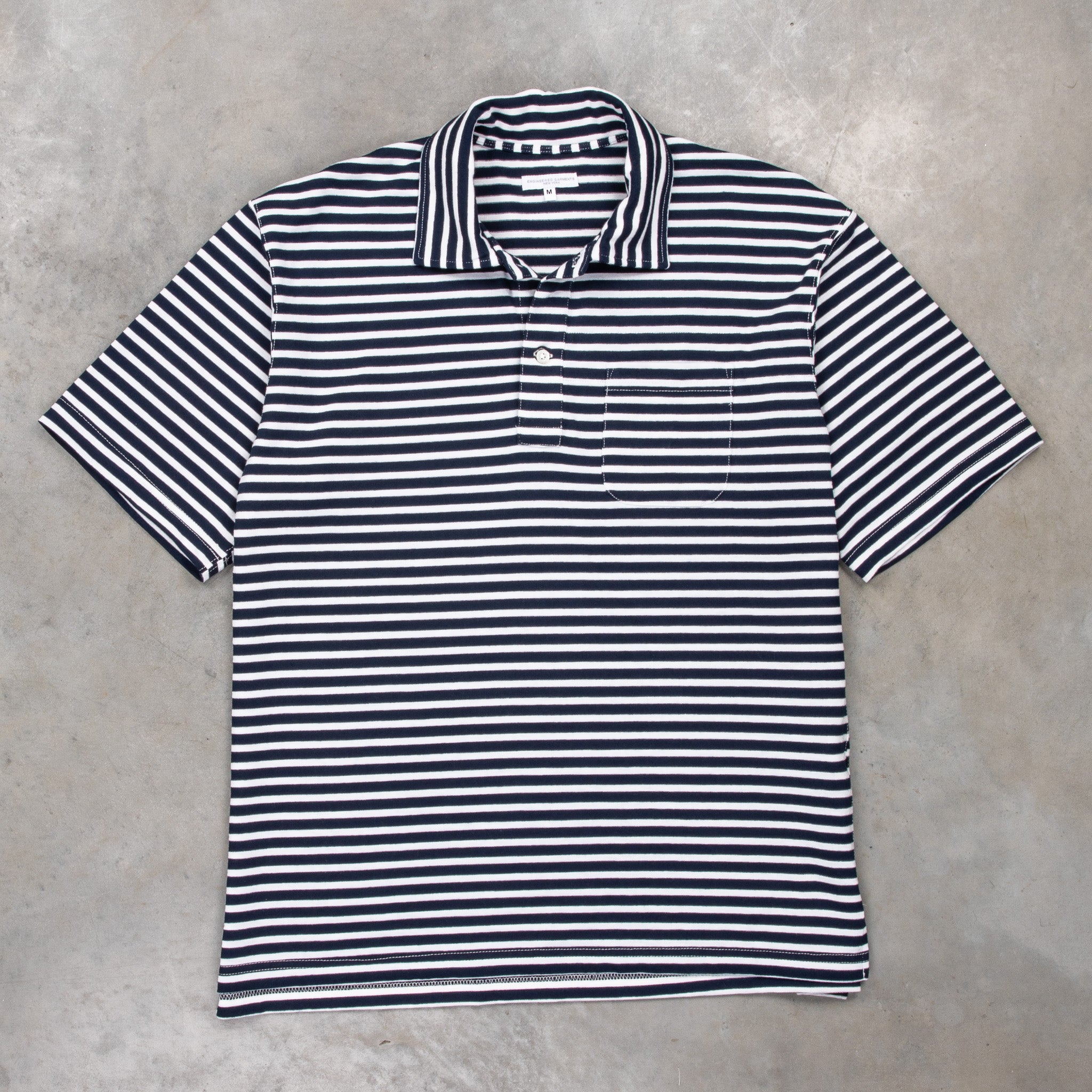 トップス 2024SS ENGINEERED GARMENTS POLO SHIRT S Engineered Garments Polo PC Stripe Jersey – Frans Boone Store