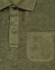 Engineered Garments Polo CP Velour Olive