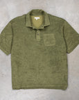 Engineered Garments Polo CP Velour Olive