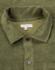 Engineered Garments Polo CP Velour Olive