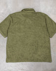 Engineered Garments Polo CP Velour Olive