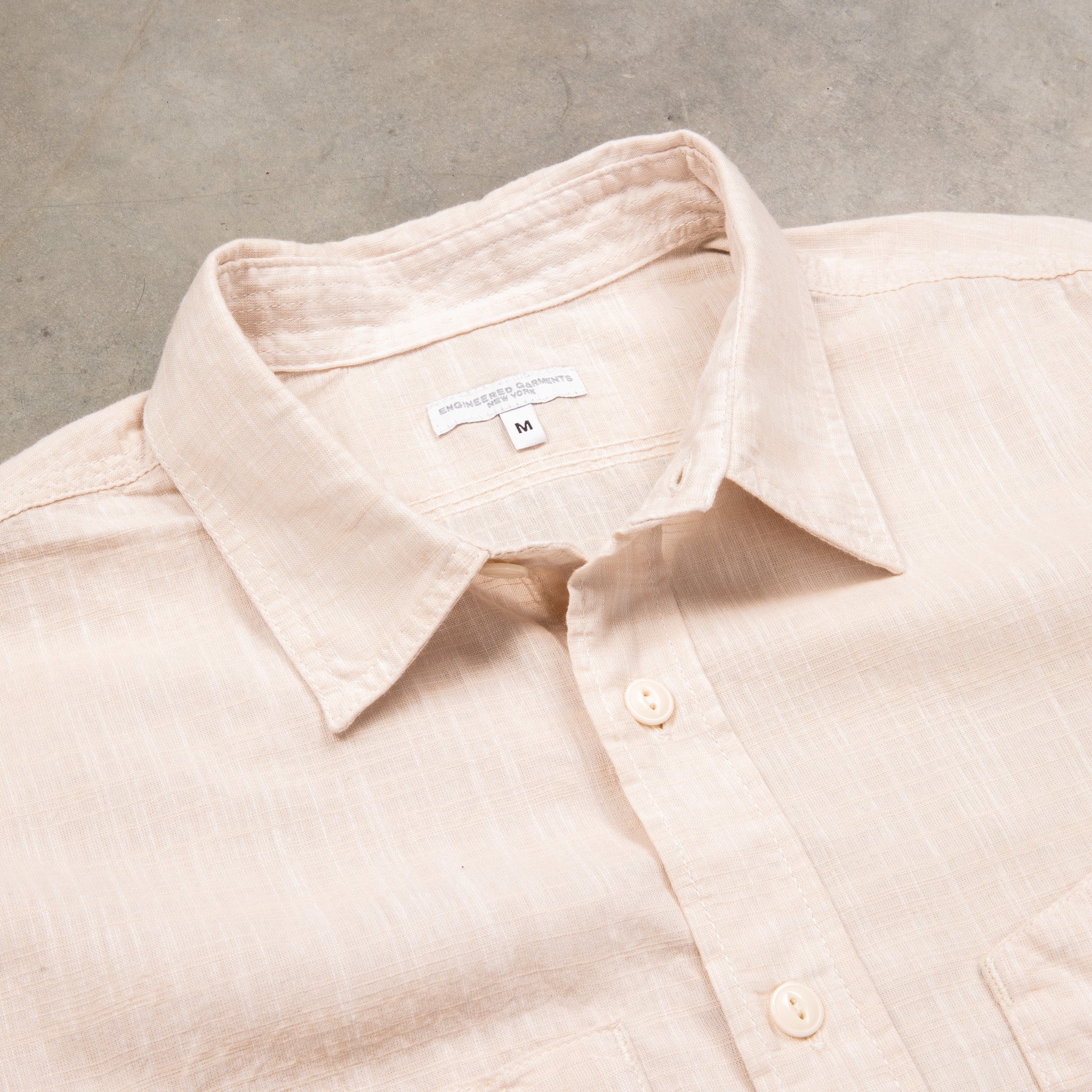 ENGINEERED GARMENTS ワークシャツ ベージュ Engineered Garments Work Shirt - Light Beige | Garmentory