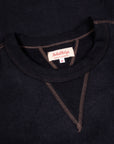 The Real McCoy's Joe McCoy 10oz Loopwheel Sweatshirt Black