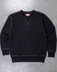The Real McCoy's Joe McCoy 10oz Loopwheel Sweatshirt Black