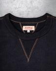 The Real McCoy's Joe McCoy 10oz Loopwheel Sweatshirt Black