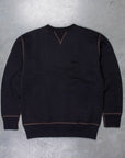 The Real McCoy's Joe McCoy 10oz Loopwheel Sweatshirt Black