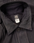RRL Mickey Repaired Jersey Work Jacket Black