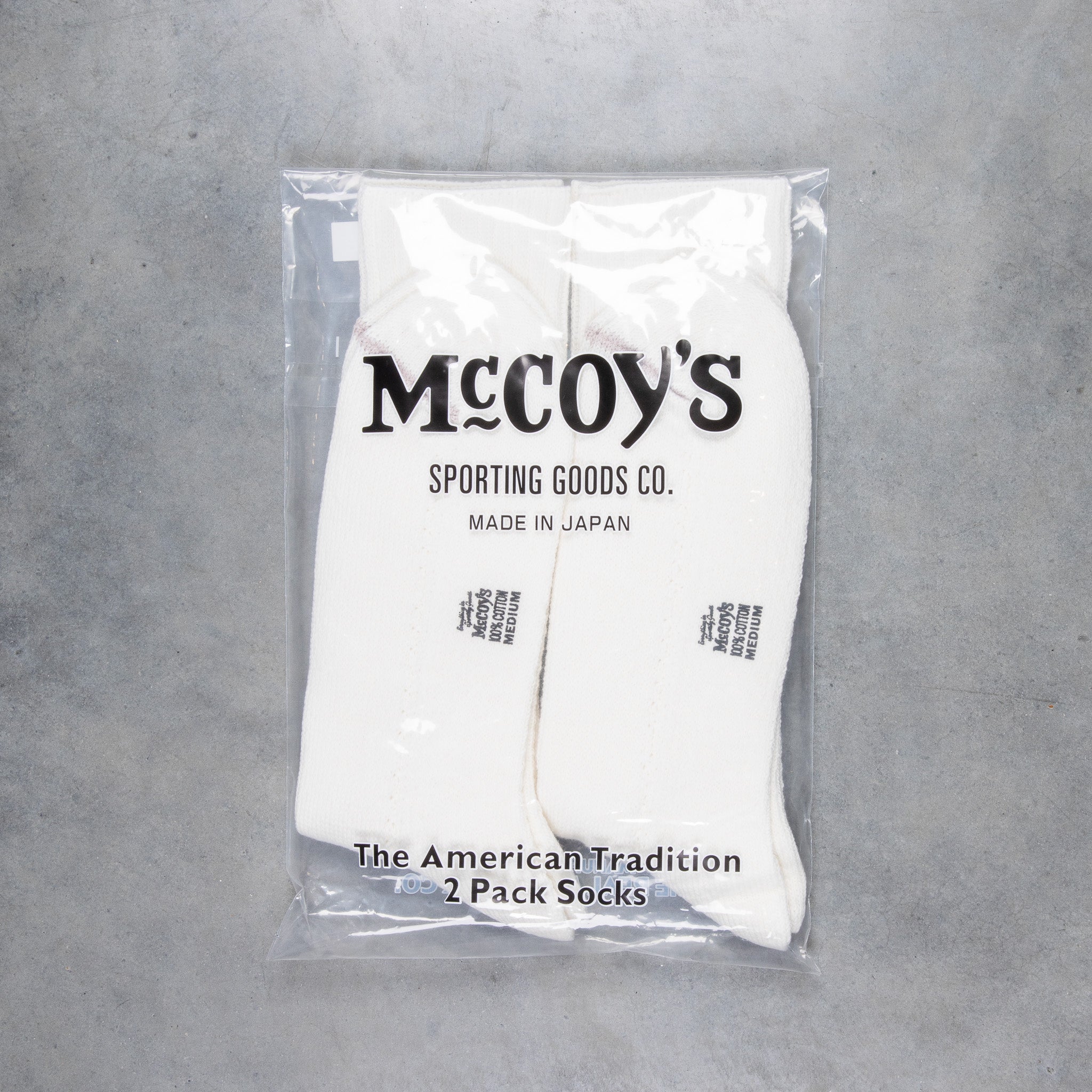 The Real McCoy&#39;s 2-Pack Socks White