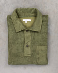 Engineered Garments Polo CP Velour Olive