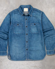 Fullcount 4890HW Work Shirt Denim Washed