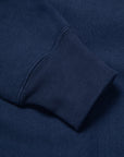 The Real McCoy's Heavyweight Hooded Sweatshirt Navy