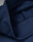 The Real McCoy's Heavyweight Hooded Sweatshirt Navy