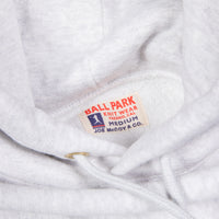 The Real McCoy's Heavyweight Hooded Sweatshirt Silver