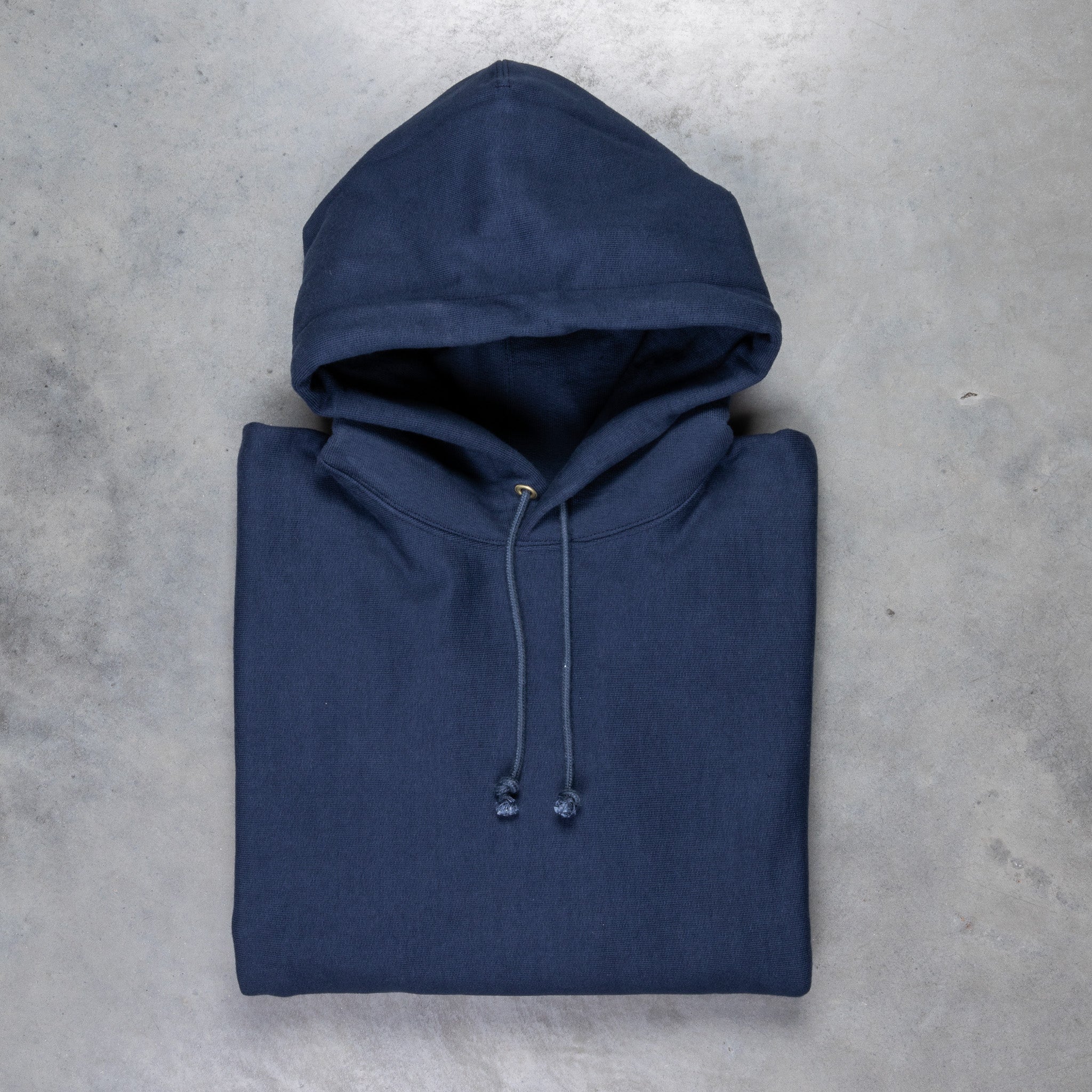 The Real McCoy's Heavyweight Hooded Sweatshirt Navy – Frans Boone