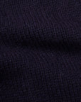 William Lockie x Frans Boone Alain Shawl Cardigan Lambswool Navy