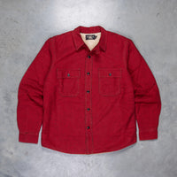 RRL Vermont Fleece Lined Shirt RL-663 Check Red Black