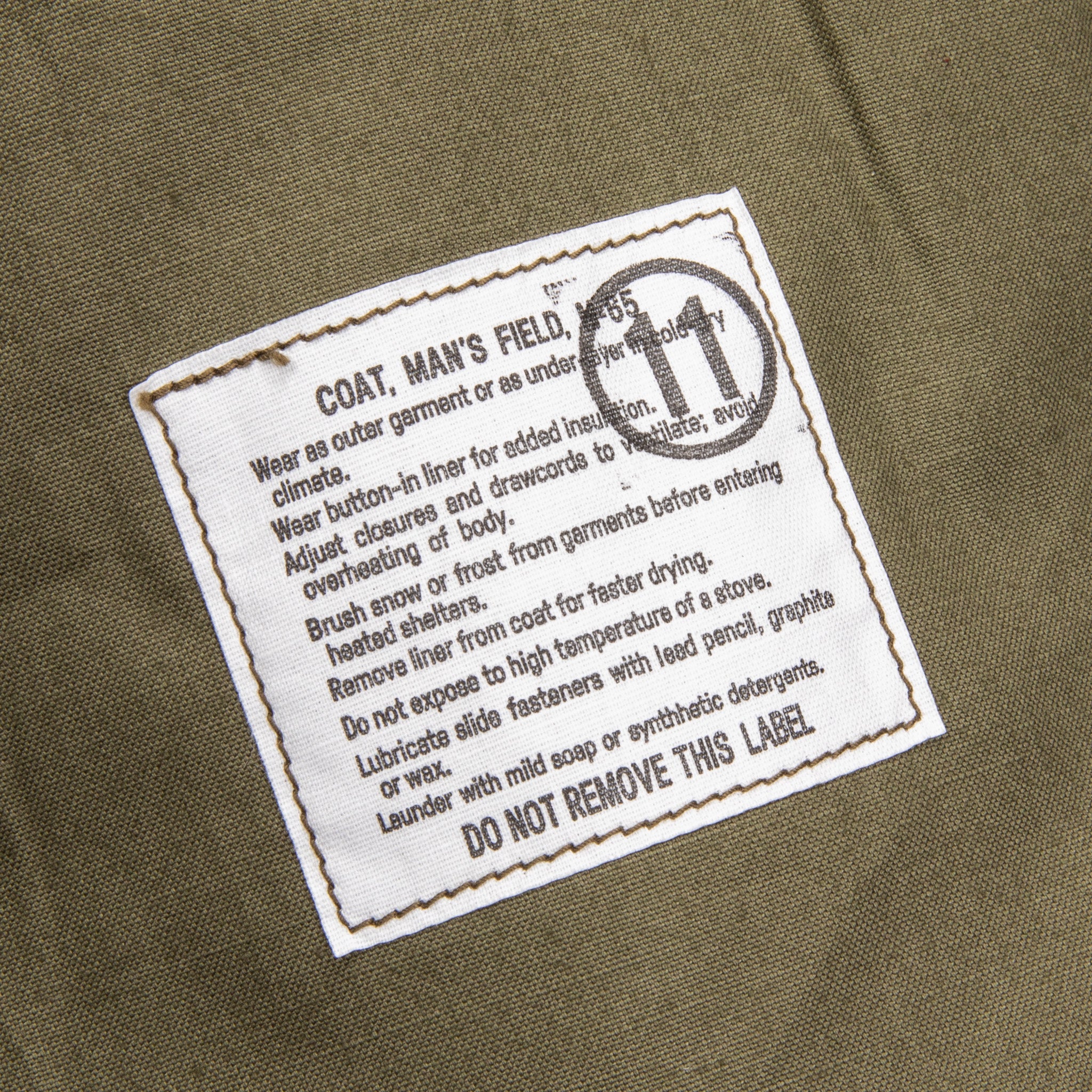 The Real McCoy&#39;s M-65 Field Jacket Mitchell Pattern