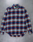 Gitman Vintage x Frans Boone Flannel Multi Navy Check - Anthony