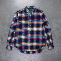 Gitman Vintage x Frans Boone Flannel Multi Navy Check - Anthony