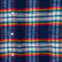 Gitman Vintage x Frans Boone Flannel Multi Navy Check - Anthony