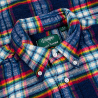 Gitman Vintage x Frans Boone Flannel Multi Navy Check - Anthony