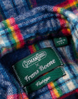 Gitman Vintage x Frans Boone Flannel Multi Navy Check - Anthony