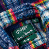 Gitman Vintage x Frans Boone Flannel Multi Navy Check - Anthony