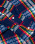 Gitman Vintage x Frans Boone Flannel Multi Navy Check - Anthony