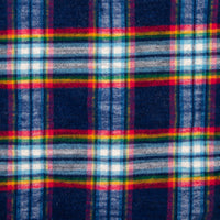 Gitman Vintage x Frans Boone Flannel Multi Navy Check - Anthony