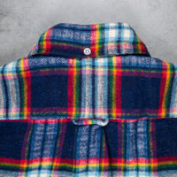 Gitman Vintage x Frans Boone Flannel Multi Navy Check - Anthony