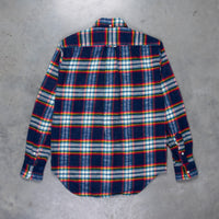 Gitman Vintage x Frans Boone Flannel Multi Navy Check - Anthony