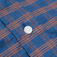 Gitman Vintage x Frans Boone Oxford Check Denim Orange - Buck