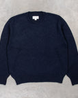 The Real McCoy's Summer Sweater Crew Neck Ink Blue