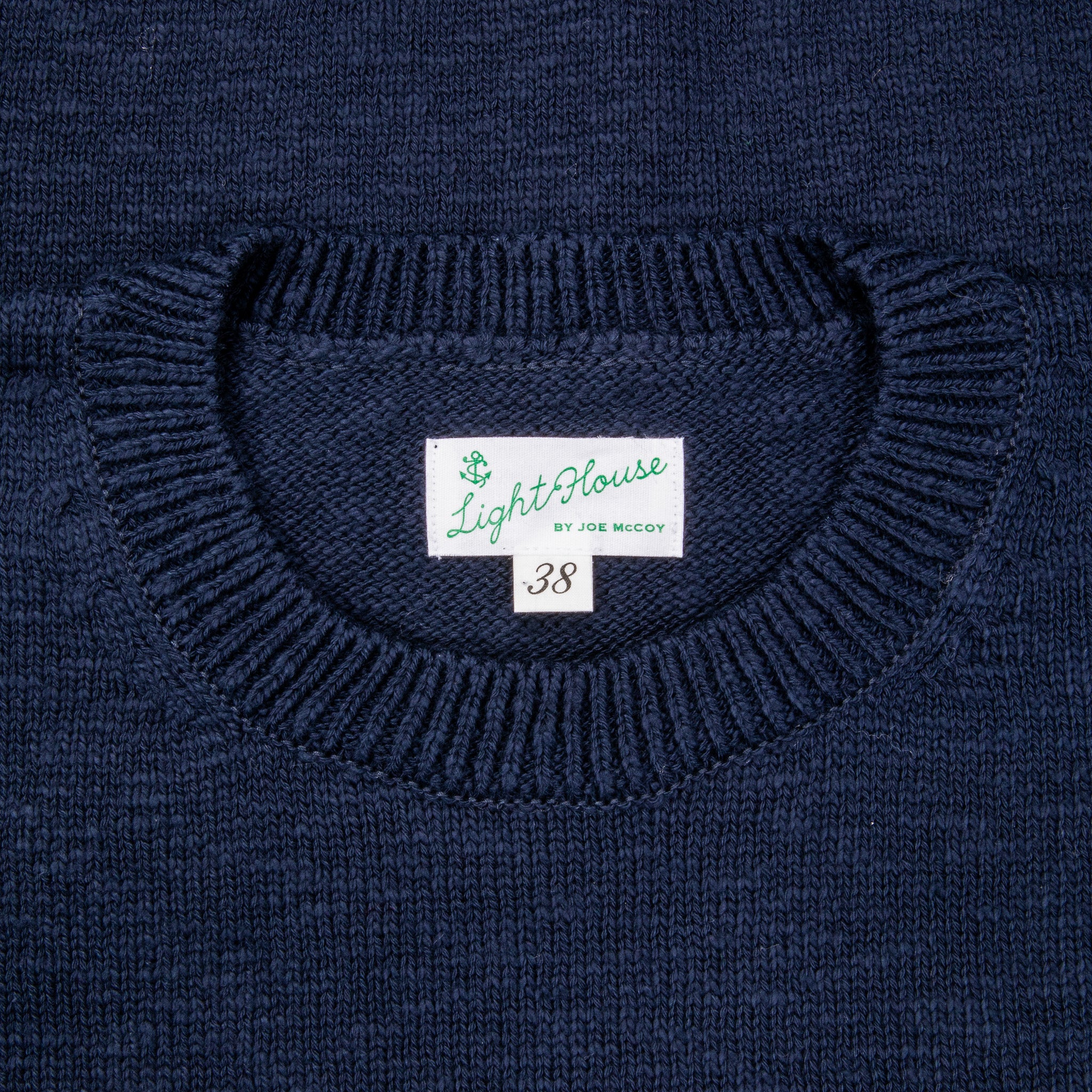 The Real McCoy&#39;s Summer Sweater Crew Neck Ink Blue