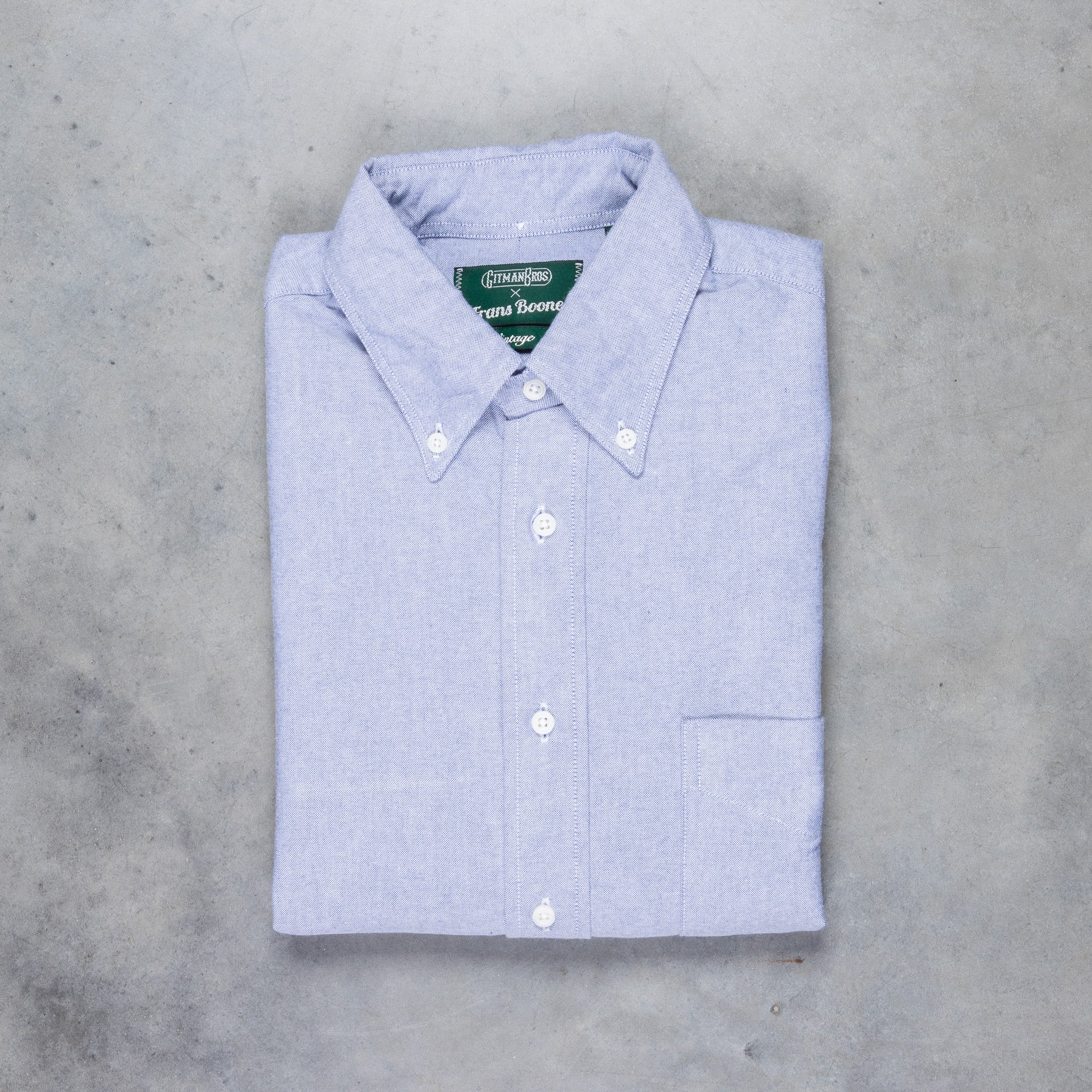 Gitman Vintage x Frans Boone Japanese Heavy Oxford Navy
