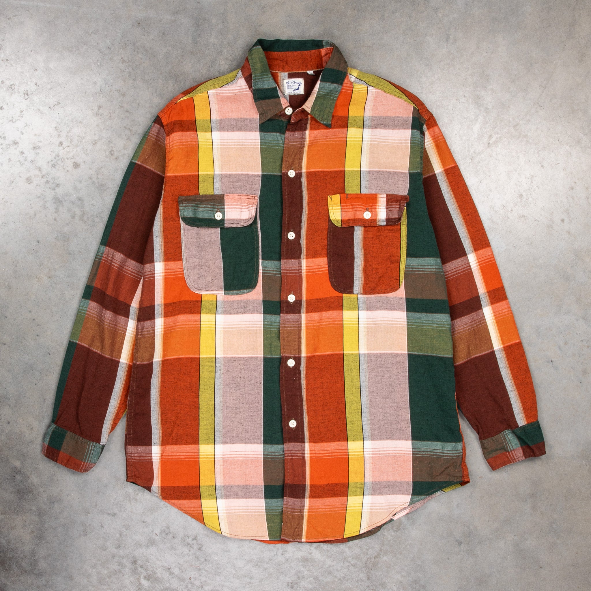 Orslow Original Check Work Shirt – Frans Boone Store