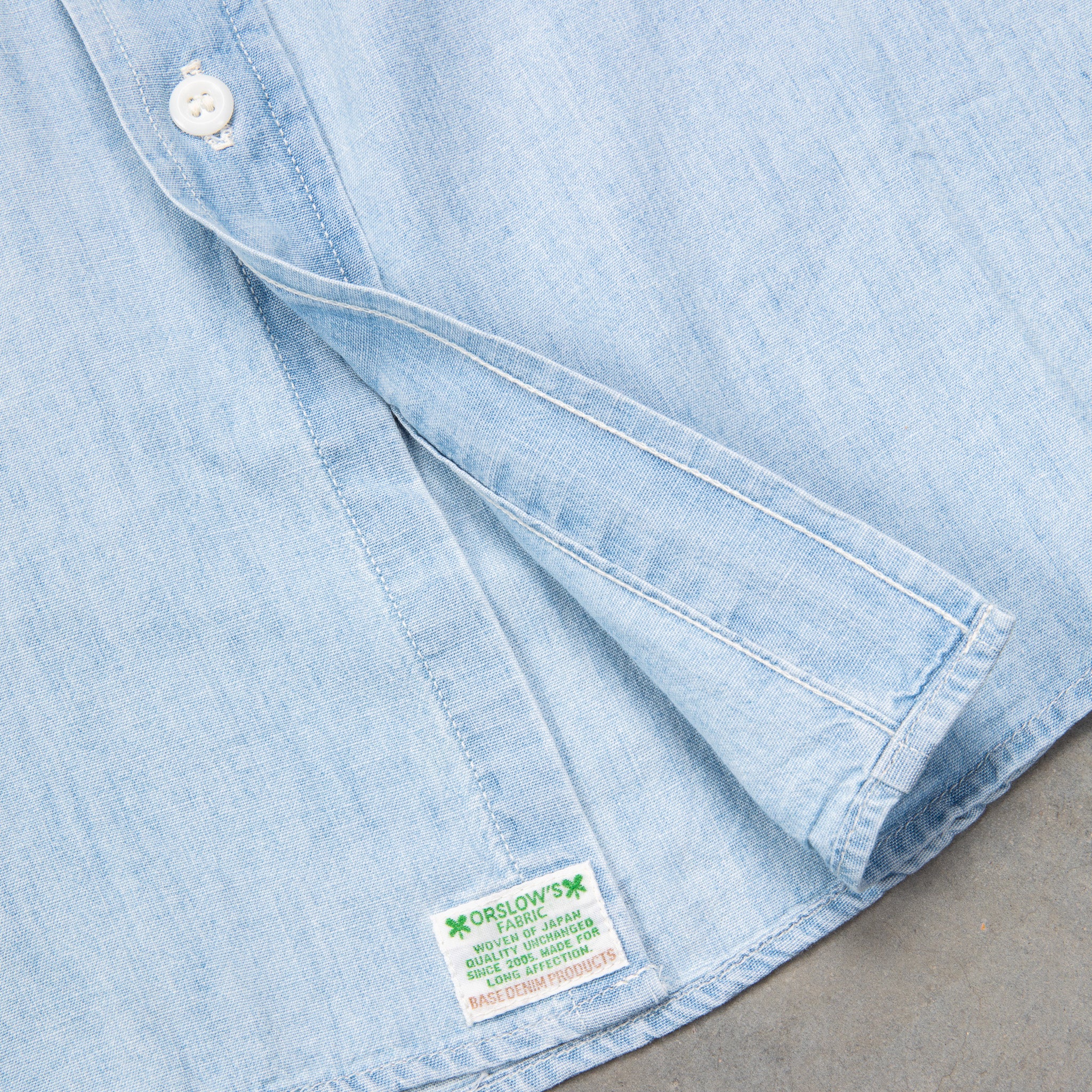 Orslow Bleached Chambray Work Shirt