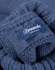 Drumohr Cashmere Tre Fili Dolcevita Navy Acciaio