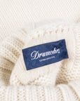 Drumohr Cashmere Tre Fili Dolcevita Bianco Sporco