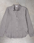 James Perse Classic Linen shirt Silver Grey