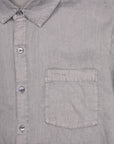 James Perse Classic Linen shirt Silver Grey