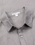 James Perse Classic Linen shirt Silver Grey