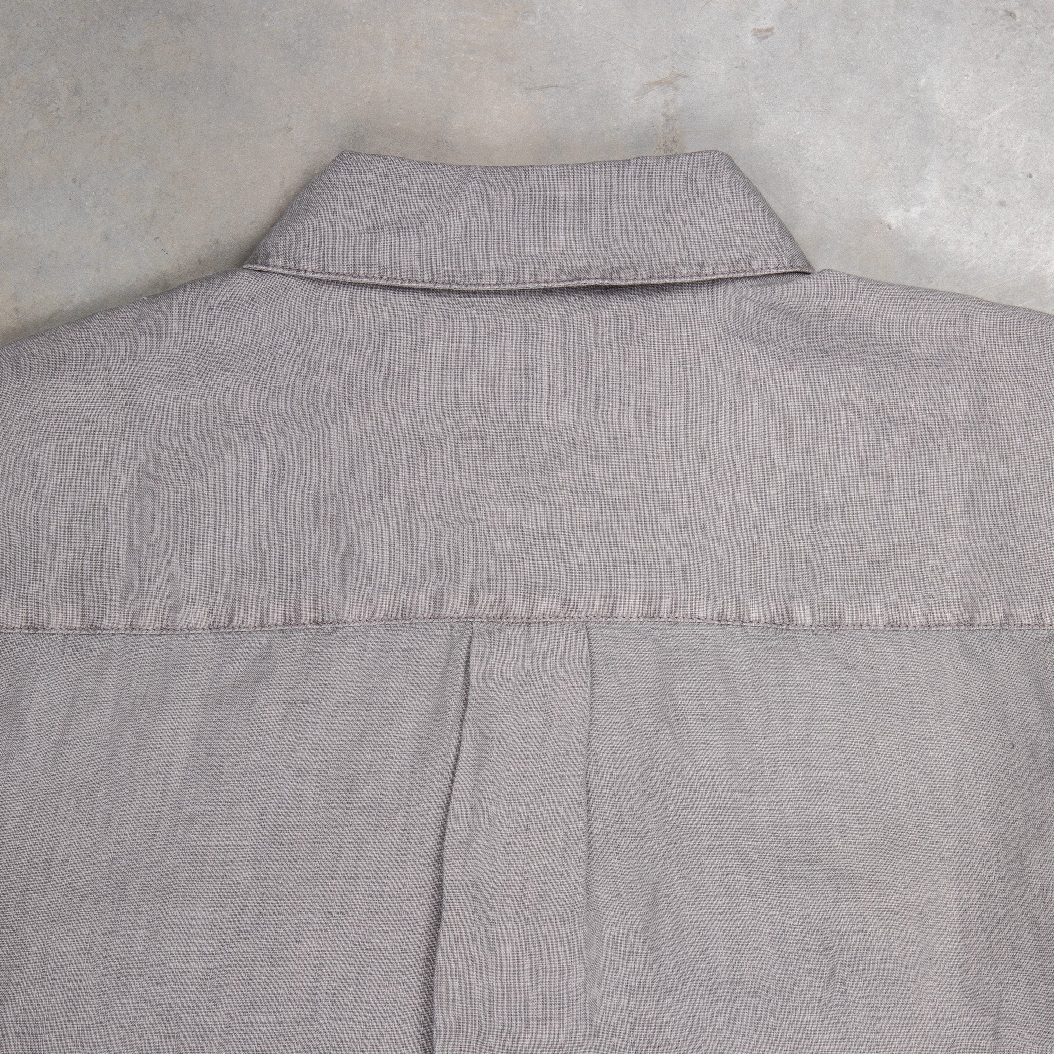 James Perse Classic Linen shirt Silver Grey