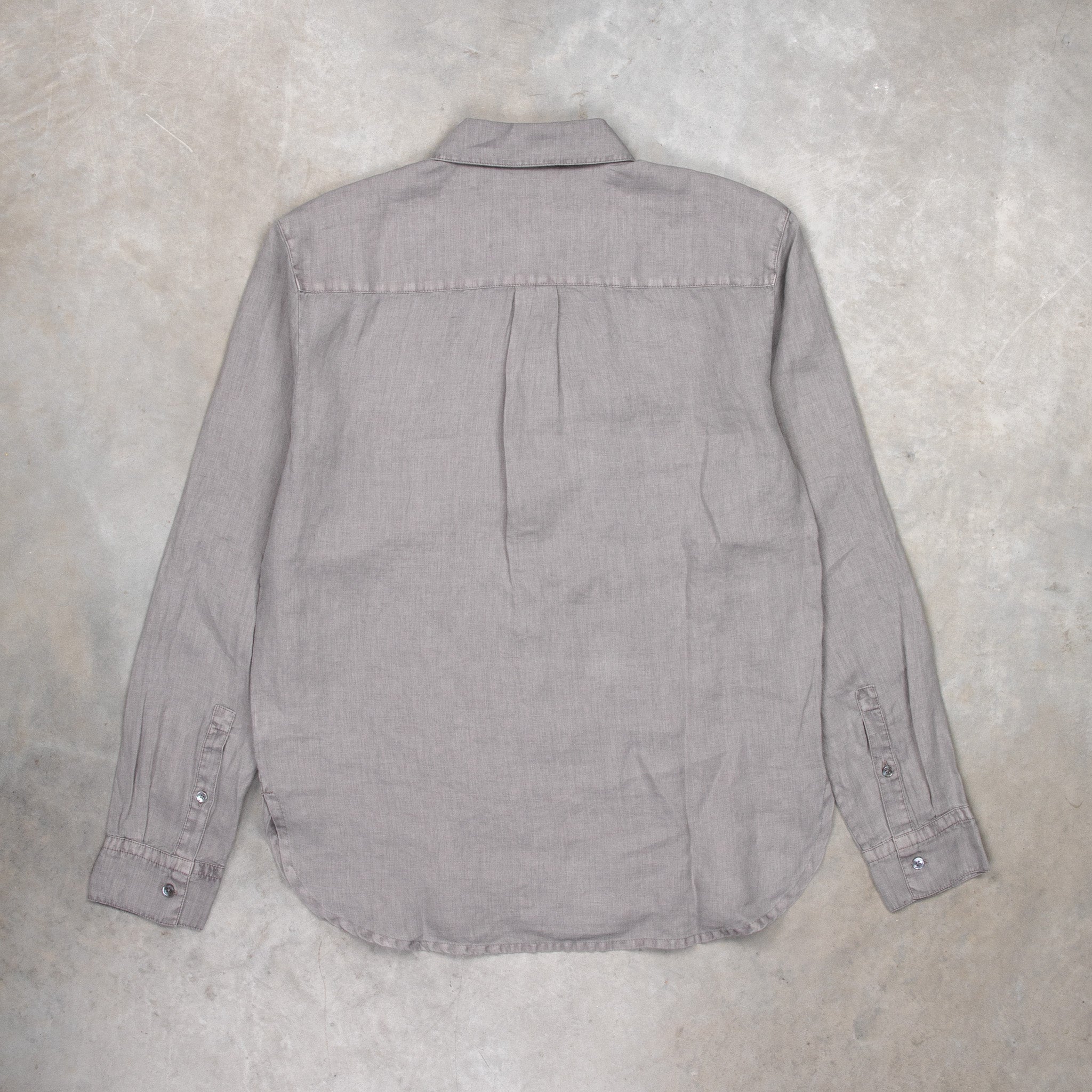 James Perse Classic Linen shirt Silver Grey